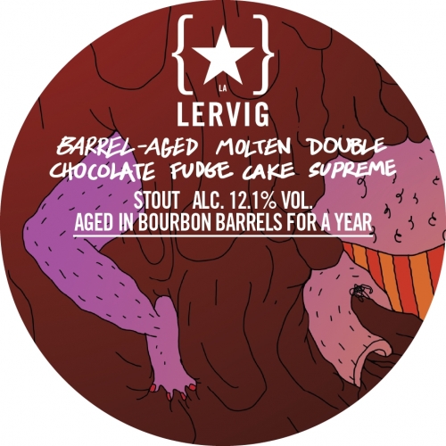 Баррел-Эйджд Молтен Дабл Чоколат Фадж Кейк Суприм