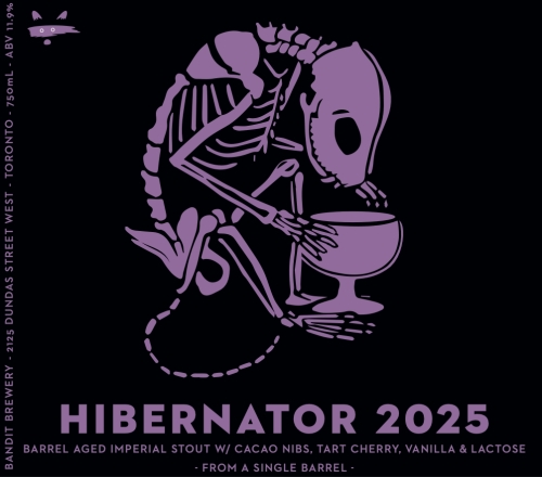 Хибернатор 2025 - Баррел Эйджд Империал Стаут В/ Какао Нибс, Тарт Черри, Ванилла & Лактоза