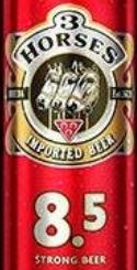 3 Хорсес Стронг Бир (8.5%)