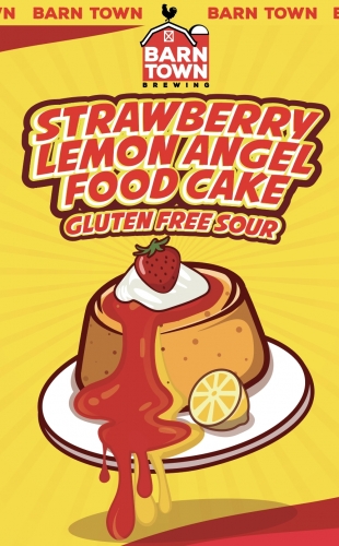 Строберри Лемон Эйнджел Фуд Кейк