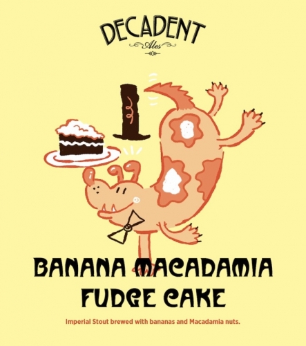 Банан Макадамия Фадж Кейк