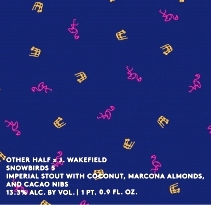 Сноубёрдс 5 Империал Стаут Вит Маркона Алмондс, Коконат Энд Какао Нибс