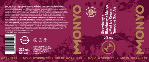 МОЙО ВОРКИН'25: Строберри Икс Блэкберри Икс Манго Икс Минт Айс Крим Смузи Соур Эль