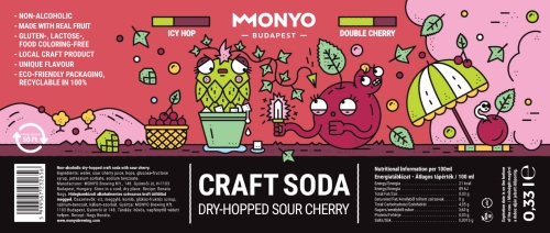 МОНИО Драй-Хоппед Кислый Черри Крафт Сода