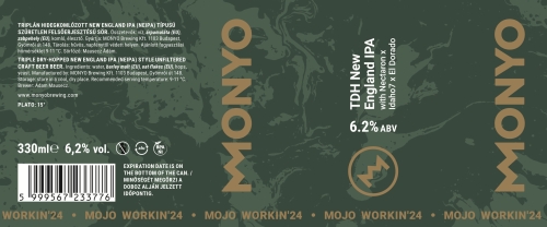 МОЙО ВОРКИН'24: Триппель Драй-Хоппед Нью-Ингленд ИПА Вит Некатрон Х Айдахо7 Х Эль Дорадо