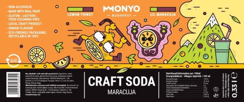 МОНИО Маракуйя Крафт Сода