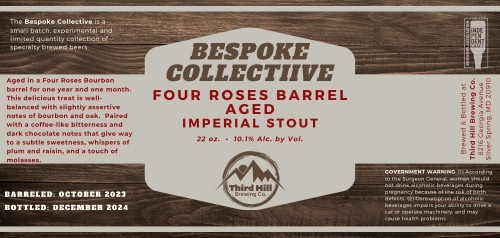 Беспок Коллектив: Фоур Розес Баррел Эйджд Империал Стаут