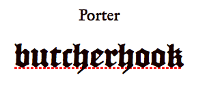 Бутчерхук Портер