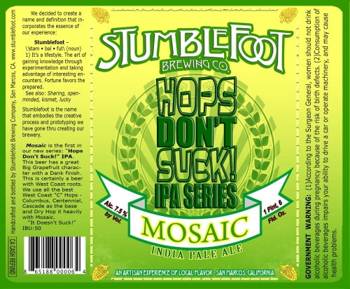 Хопс Донт Сак! Мозаик ИПА