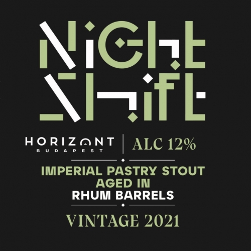 Найт Шифт Винтаж 2021 Империал Пастри Стаут Эйджд Ин Ром Баррелс