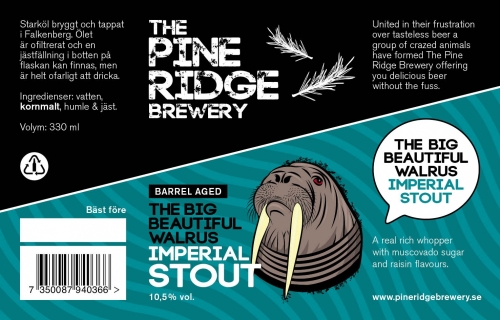 Зе Биг Бьютифул Уолрус Империал Стаут - Баррел Эйджд