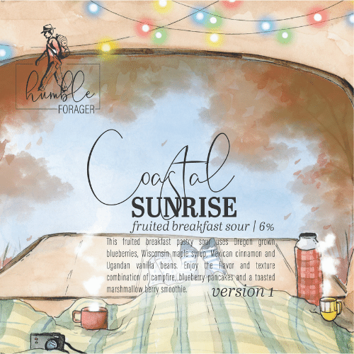 Коустал Санрайз (в1) Блюберри, Мейпл Сироп, Ванилла, Циннамон