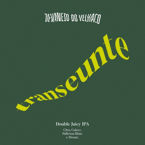 Трансеунте - Дабл Джуси ИПА ком Цитра, Галакси, Халлертау Бланк е Мозаик