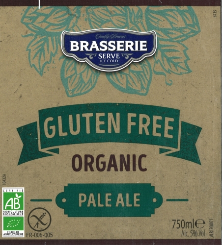 Брасери Глютен Фри Органик Пэйл Эль