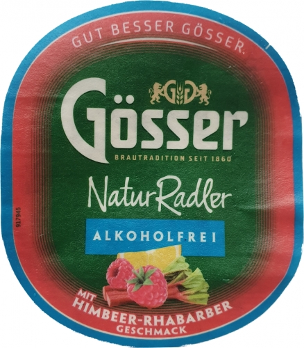 Гёссер Натуррадлер Алкогольфрай Химбер-Рабарбер