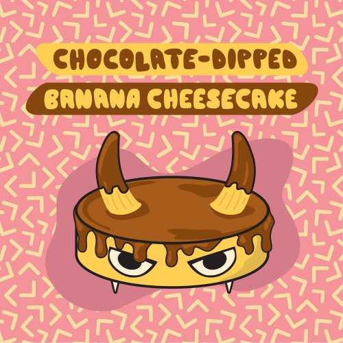 Чоколат Диппед Банана Чизкейк
