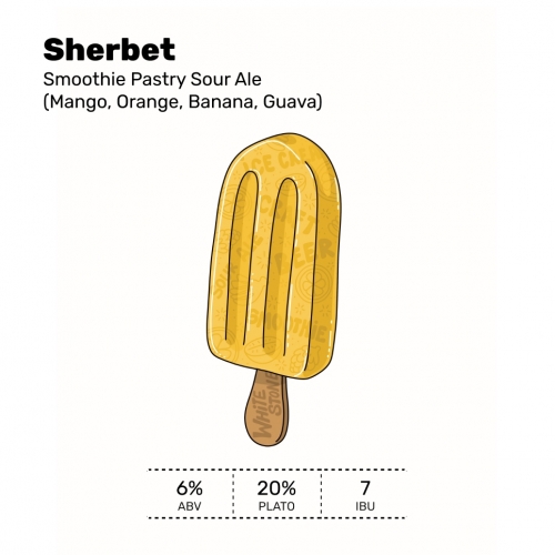 Шербет (Манго, Апельсин, Банан, Гуава)