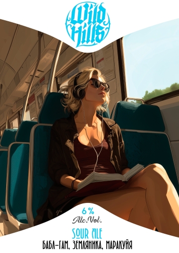 Саур Эйл Бабл-гам, земляника, маракуйя