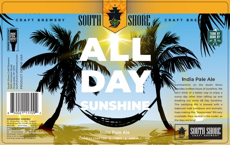 Ол Дэй Саншайн Сэшн ИПА