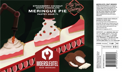 Строберри Коконат Уайт Чоколат Меренге Пай