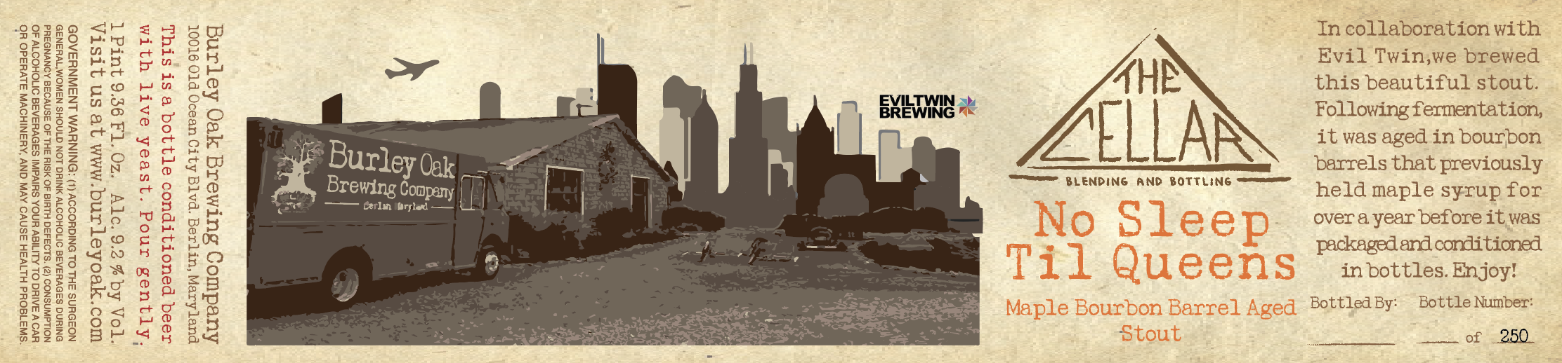 Ноу Слип Тилл Куинс (Мэйпл Сироп Бурбон Баррел Эйджд)