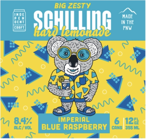 Биг Зести Империал Блю Распберри Лимонад
