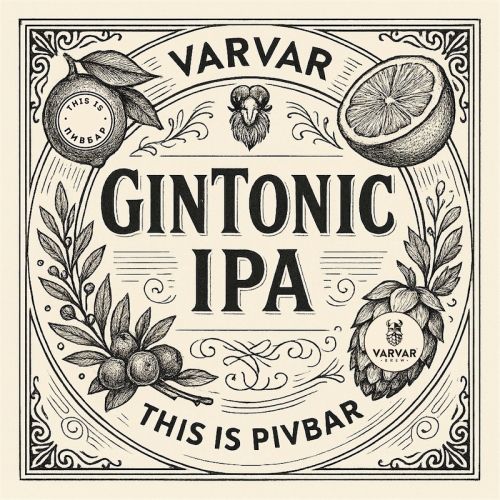 ВАРВАР энд Зис Из Пивбар Джин Тоник ИПА