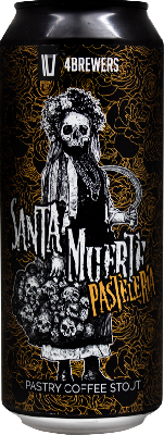четыре пивовара санта муэрте пэстелерия / 4 brewers santa muerte pasteleria ж/б (0,5 л.)