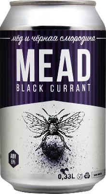 медовуха степь и ветер черная смородина & мёд / mead steppe & wind black currant ж/б (0,33 л.)