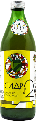 сидр дальняя дача  №2 полусухой / cider dal`nyaya dacha  №2 semi-dry (0,5 л.) чз 