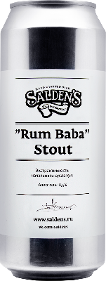 салденс ромовая баба стаут / salden's rum baba stout ж/б (0,45 л.)