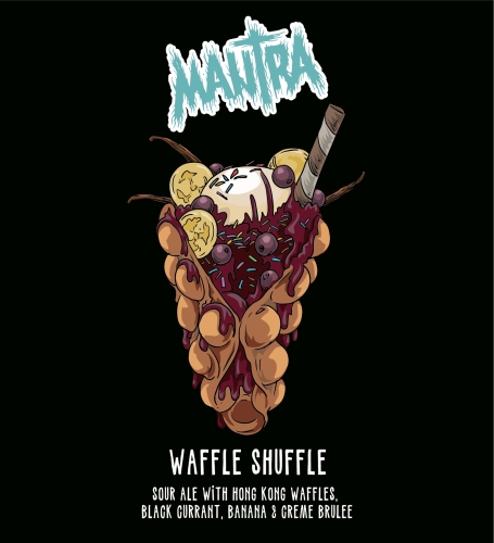 Ваффл Шаффл: Блэк Керрент, Банана энд Крем Брюле