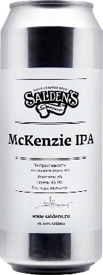 салденс маккензи ипа / salden's mckenzie ipa ж/б (0,5 л.)