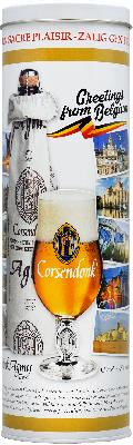 корсендонк агнус трипл в подарочной тубе / corsendonk agnus tripel (0,75 л.)