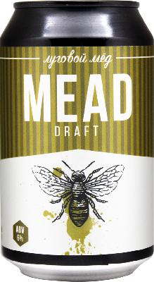 медовуха степь и ветер драфт мид / mead steppe & wind draft mead ж/б (0,33 л.)