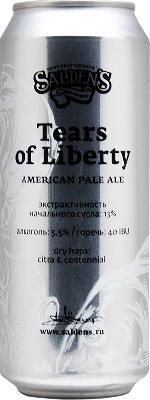 салденс американ пэйл эль тирс оф либерти / salden's american pale ale tears of liberty ж/б (0,5 л.