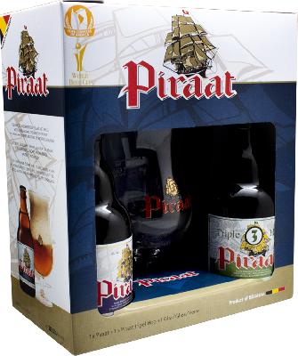 ван стеенберг пират / van steenberge piraat набор (2 бут*0,33 + бокал)