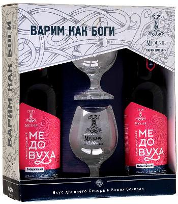 медовуха мьёльнир кровь валькирий / mead mjolnir krov valkirij (2 бут*0,5 л.+ 2 бокала)