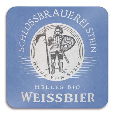 Шлоссбрауэрай Штайн Хеллес Био Вайссбир / Schlossbrauerei Stein Helles Bio Weissbier ПЭТ ИПС (30 л.)