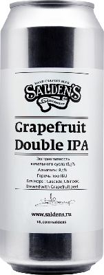 салденс грейпфрут дабл ипа / salden's grapefruit double ipa ж/б (0,5 л.)