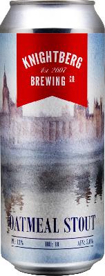 найтберг овсяный стаут / knightberg oatmeal stout ж/б (0,5 л.)