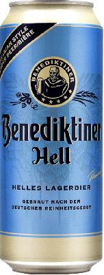 бенедиктинер хелль / benediktiner hell ж/б (0,5 л.)