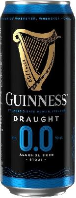 гиннесс драфт б/а / guinness draught zero ж/б (0,44 л.)