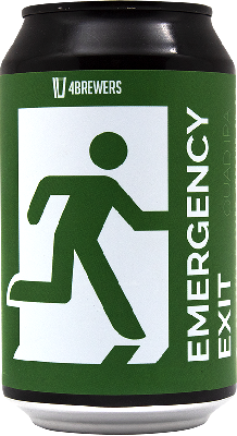 четыре пивовара эмёрджэнси эксит / 4 brewers emergency exit ж/б (0,33 л.)