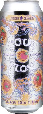 панзер кислое течение персик / panzer sour flow peach ж/б (0,5 л.)