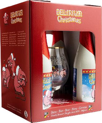 делириум рождество / delirium christmas набор (4 бут*0,33 л. + бокал)