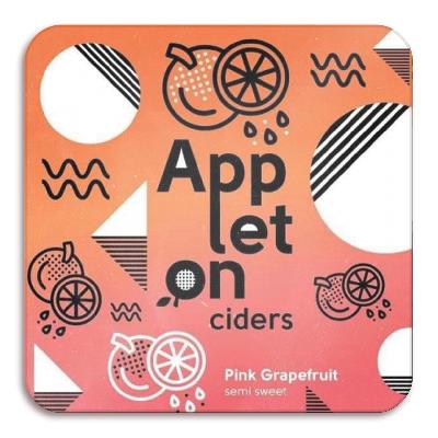 сидр эпплтон розовый грейпфрут / cider appleton pink grapefruit пэт (30 л.)