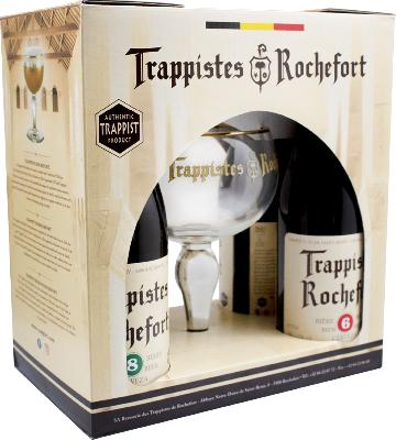 траппист рошфор / trappistes rochefort набор (4 бут*0,33 + бокал)