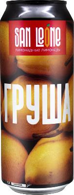 лимонад сан леоне груша / lemonad san leone grusha ж/б (0,5 л.)