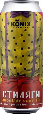 коникс стиляги гуава клубника маракуйя / konix hipsters guava strawberry passion fruit ж/б (0,45 л.)